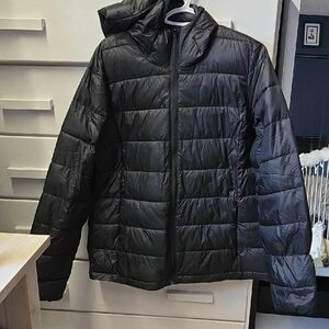 Athleta Puffer Jacket with Hood Large Tall